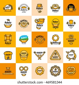 vector logo bread