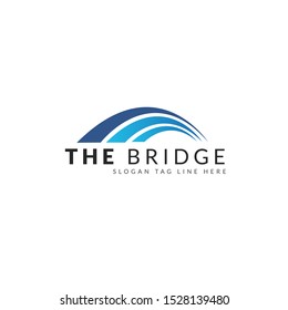 Simple Bridge Logo Design Stock Vector (Royalty Free) 595102676