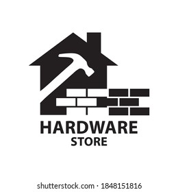 Vector logo of a building materials store