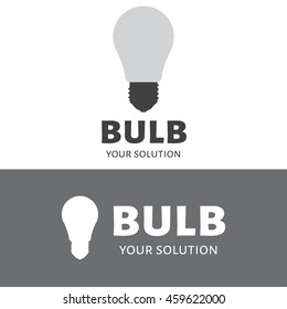 Vector logo bulb