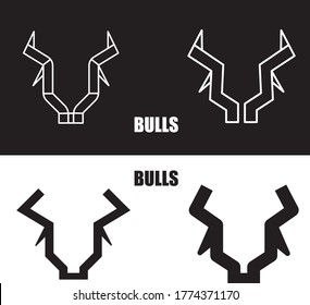 Vector Logo of BULLS and Plus Logo Variations