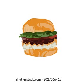 Vektorlogo-Hamburger-Symbol 