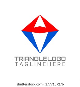 Vector logo for business and education with the letters "A" and "V" connected, on the inner side and the outer side forming the pen tip illustration.