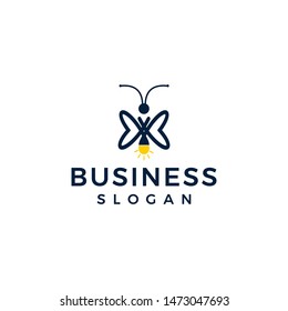vector logo butterfly graphic design