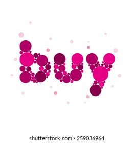 vector logo buy from purple circles