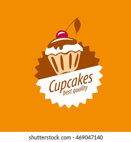 vector logo cake