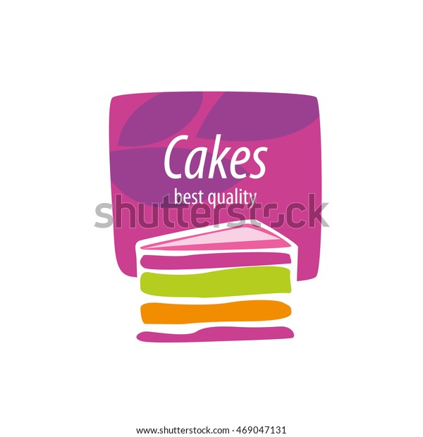 Vector Logo Cake Stock Vector (Royalty Free) 469047131