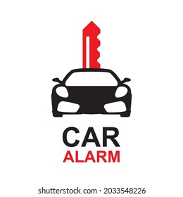 logotipo vectorial del servicio de instalación de alarma de coches