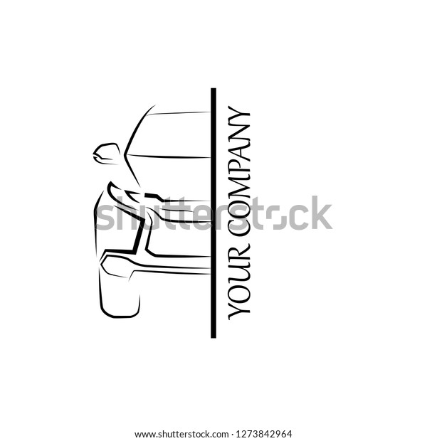 Vector Logo Car Company Stock Vector (Royalty Free) 1273842964