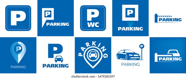 Vector Logo Car Parking Area 260nw 1479281597 