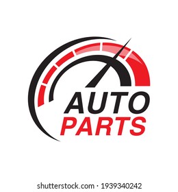 Vector logo of car parts, auto repair