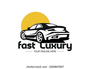 Vector Logo For Car Rental Luxury And Prestigious