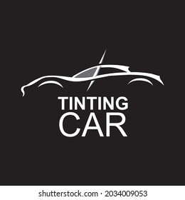 Vector logo of the car tinting service