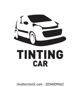 Vector logo of the car tinting service