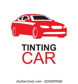 Vector logo of the car tinting service