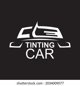 Vector logo of the car tinting service