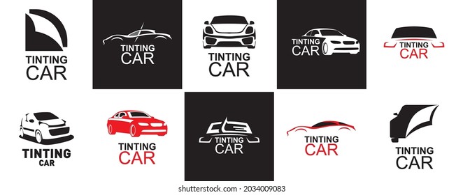 Vector logo of the car tinting service