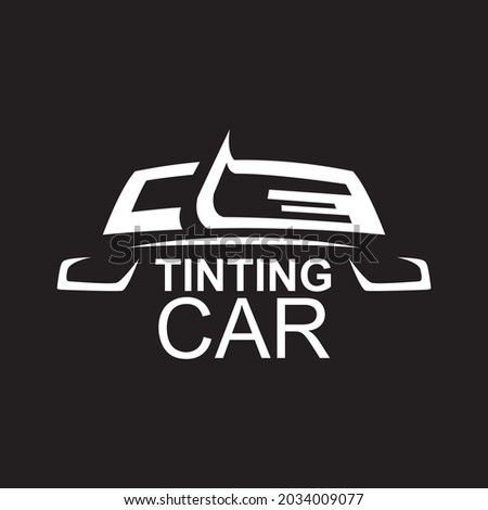 Vector logo of the car tinting service