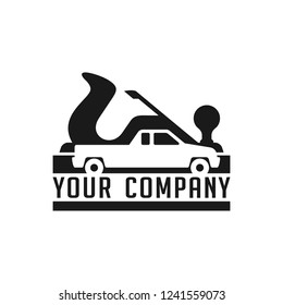 Vector Logo of Carpenter. Wood Worker.