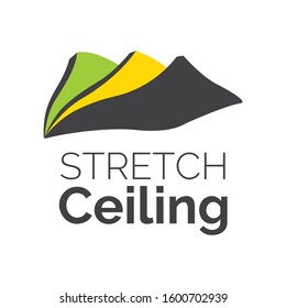 Vector logo of ceilings and stretch ceilings