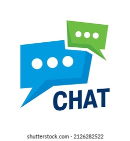 Vektorlogo eines Chat-, Bot- und Beratungsunternehmens