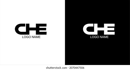 Vector Logo CHE Black and White