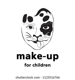 vector logo for children s make-up artist