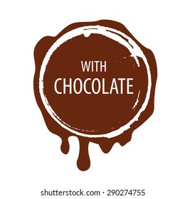 vector logo Chocolate printing for labels