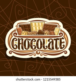 Chocolate Logo Images, Stock Photos & Vectors | Shutterstock