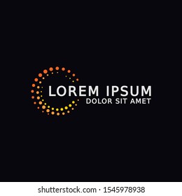 Vector Logo Circle Design Template. Creative Symbols Circle shape shape