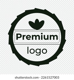 vector logo and circle logo are modern elements