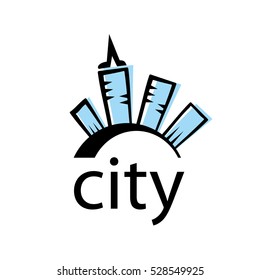 vector logo city