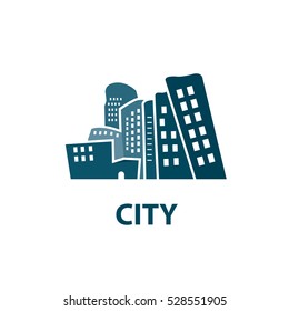 vector logo city