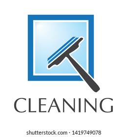 vector logo for cleaning service