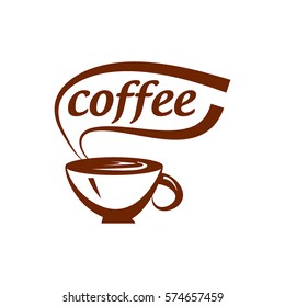 vector logo coffee