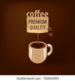 vector logo for coffee