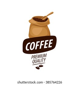 vector logo for coffee, hot drink illustration