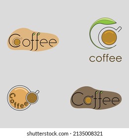 Vector logo for coffee lovers