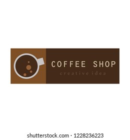 vector logo for coffee shop