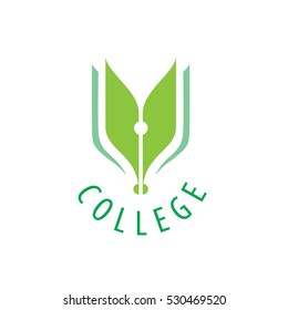 vector logo college