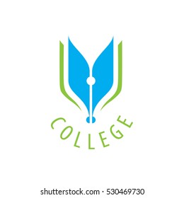 vector logo college