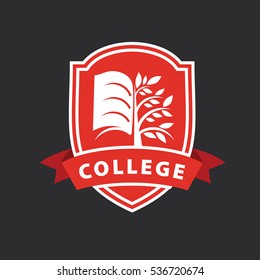 vector logo college