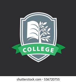 vector logo college