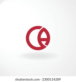Vector Logo - Combination Letter C and A Customized