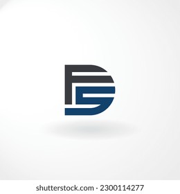 Logotipo vectorial - Letra combinada F y S personalizada