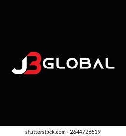 vector logo combination of letters J, G and number 3