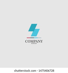 Vector logo concept for accounting or real estate company. Logo design with commercial building and chart bars. Business logo idea.
