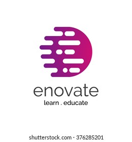Vector Logo Concept for education academy business corporate branding