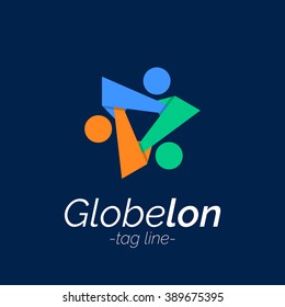 Vector Logo Concept for education academy business corporate branding