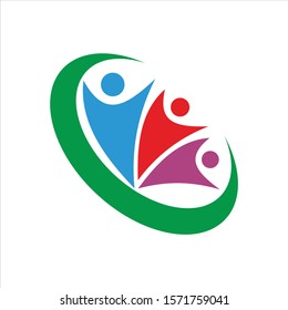 vector logo concept illustration. Healthy logo or medical logo.